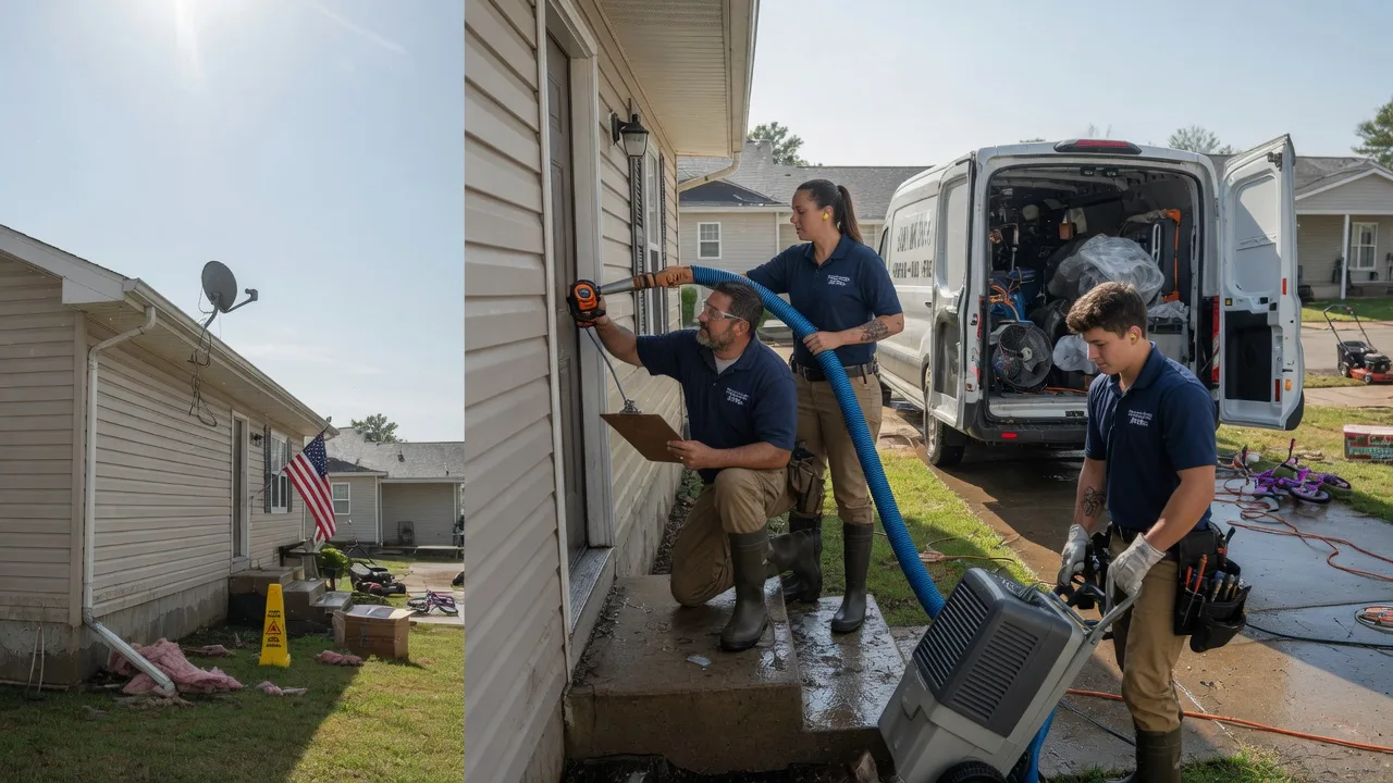 Ceiling Water Damage Restoration in Plummer, ID near me